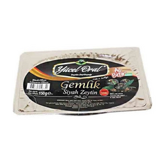 Yücel Oral Gemlik Siyah Aç Bitir Zeytin 150 Gr