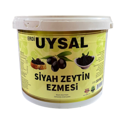 Erdi Uysal Siyah Zeytin Ezmesi 5 KG Kova