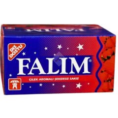Falım Tekli Çilek Aromalı Şekersiz 100'LÜ