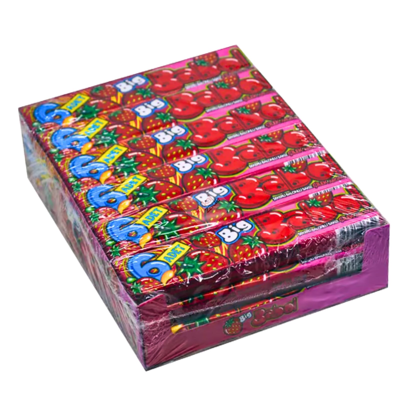 Big Babol 6lı Çilek Aromalı 18li