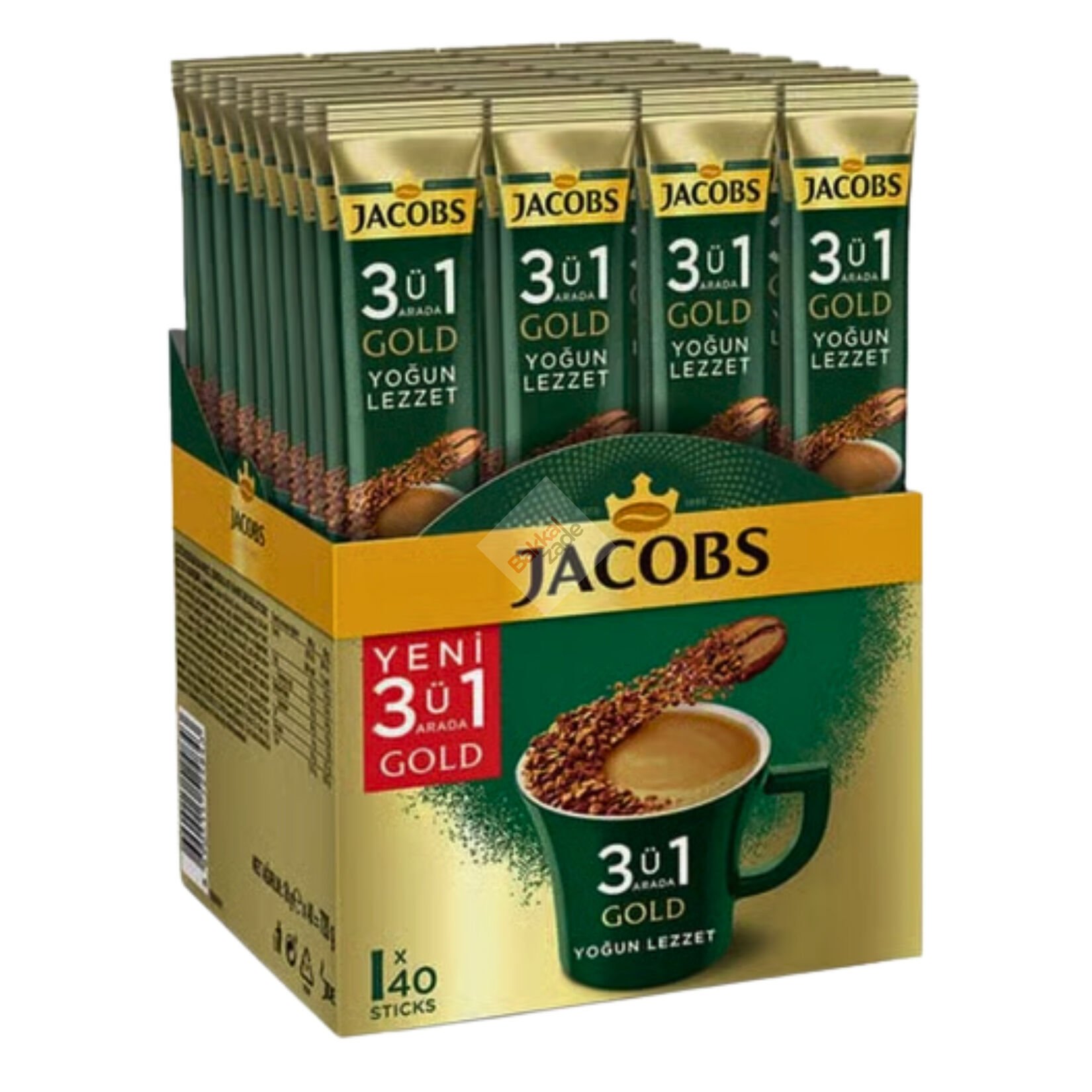 Jacobs Gold 3'ü 1 Arada Yoğun Lezzet 18 G