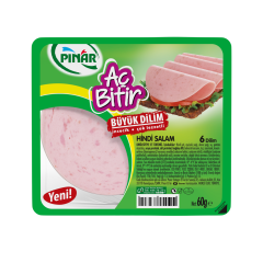 Pınar Aç Bitir Hindi Salam Büyük Dilim 60 G
