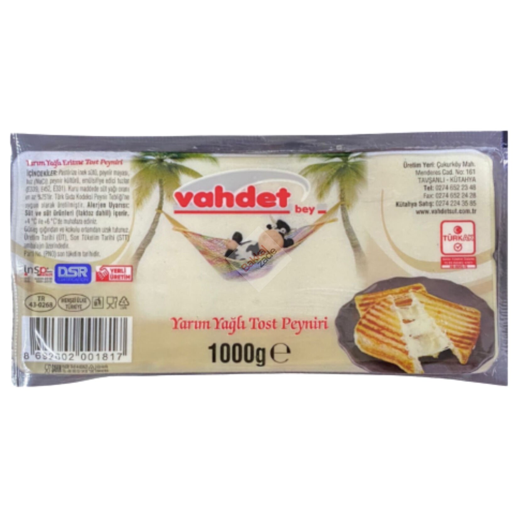 Vahdet Blok Kaşar 1000 Gr