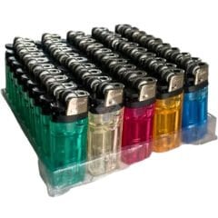 Toscow Taşlı Şeffaf Çakmak 50li