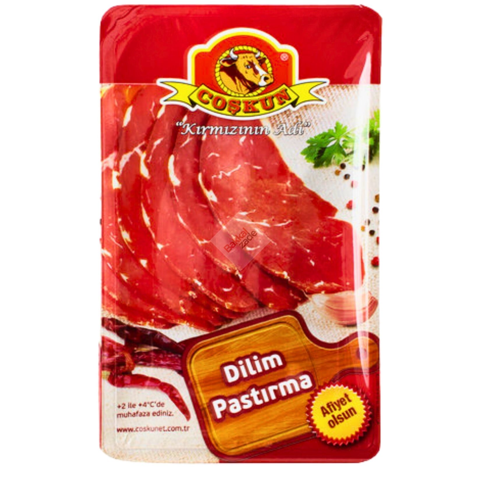Coşkun Pastırma Çemensiz Dilimli 80 gr