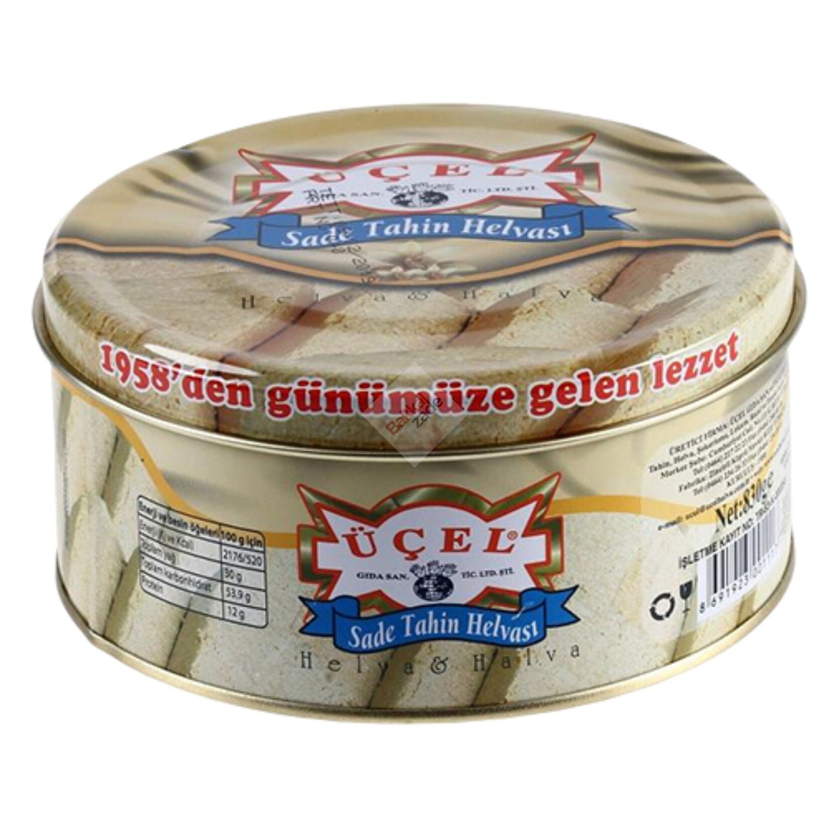 Üçel Sade Helva 830 Gr