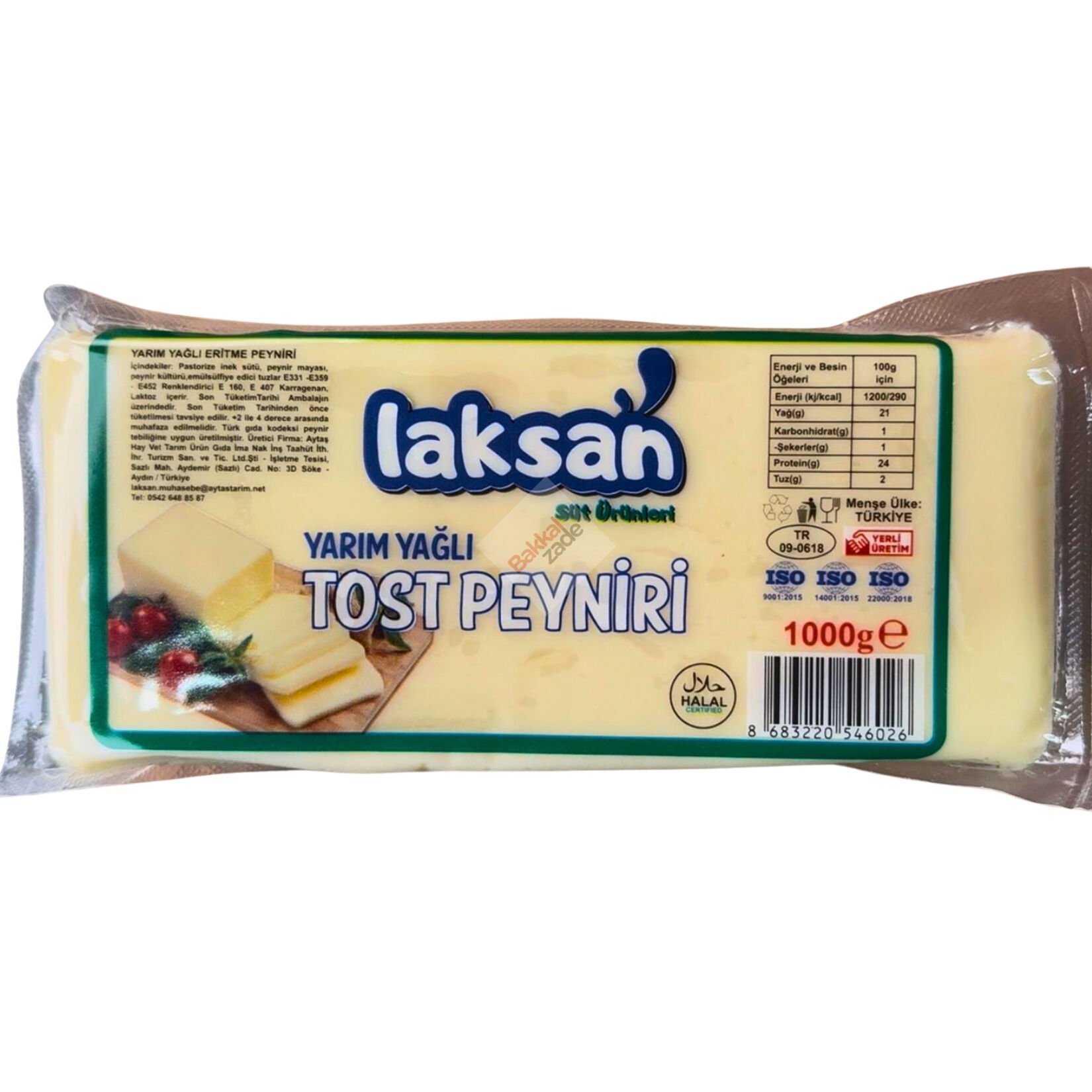 Laksan 1000 Gr Tost Peyniri
