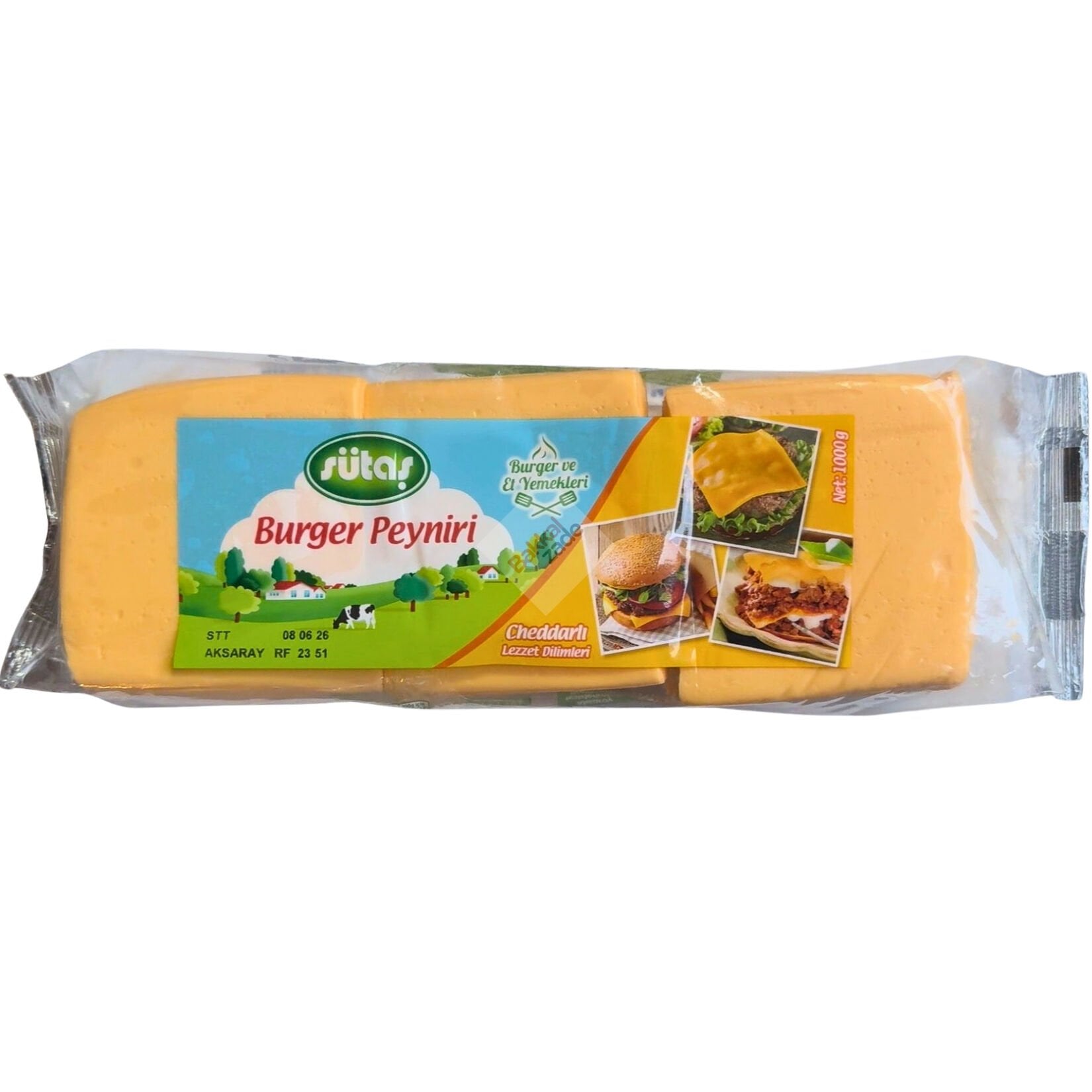 Sütaş Cheddar Burger Peyniri 1 Kg